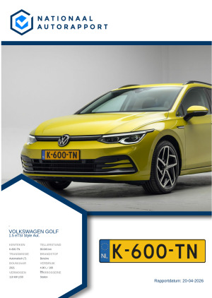 Afbeelding van het Nationaal Autorapport