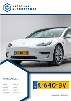 Afbeelding van het Nationaal Autorapport