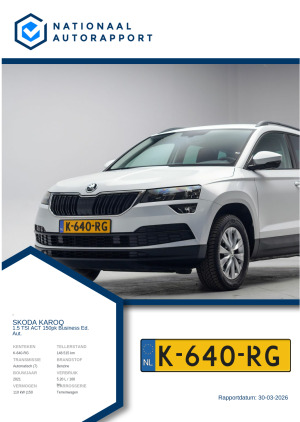 Afbeelding van het Nationaal Autorapport