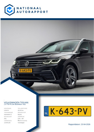 Afbeelding van het Nationaal Autorapport