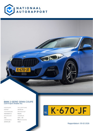 Afbeelding van het Nationaal Autorapport