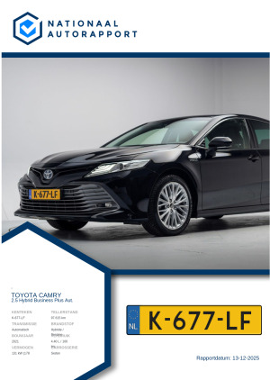 Afbeelding van het Nationaal Autorapport