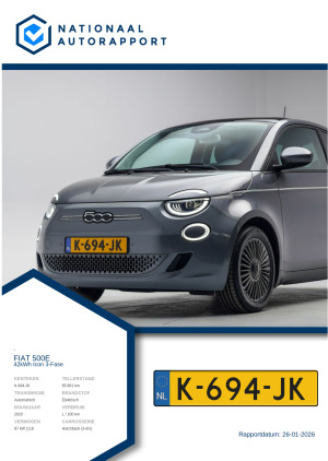 Afbeelding van het Nationaal Autorapport