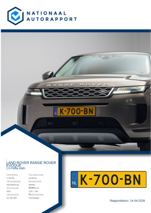 Afbeelding van het Nationaal Autorapport