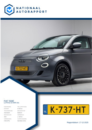 Afbeelding van het Nationaal Autorapport