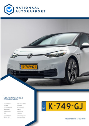 Afbeelding van het Nationaal Autorapport