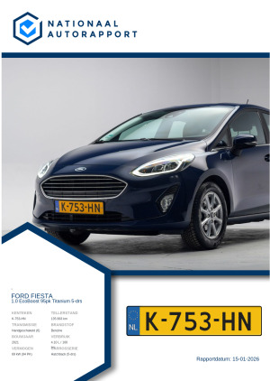 Afbeelding van het Nationaal Autorapport