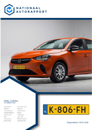 Afbeelding van het Nationaal Autorapport