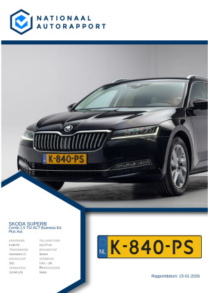 Afbeelding van het Nationaal Autorapport