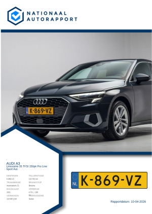 Afbeelding van het Nationaal Autorapport