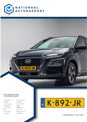 Afbeelding van het Nationaal Autorapport