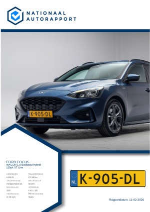 Afbeelding van het Nationaal Autorapport