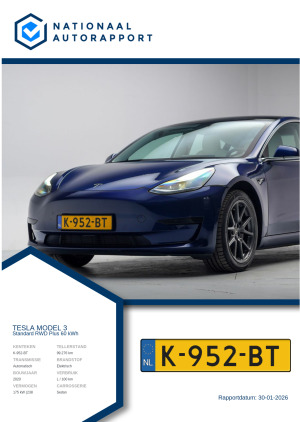 Afbeelding van het Nationaal Autorapport