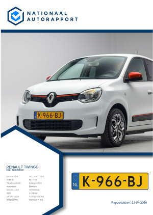 Afbeelding van het Nationaal Autorapport