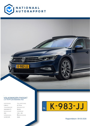 Afbeelding van het Nationaal Autorapport