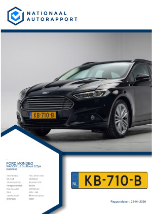 Afbeelding van het Nationaal Autorapport