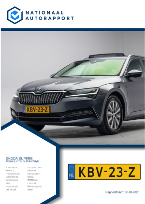 Afbeelding van het Nationaal Autorapport