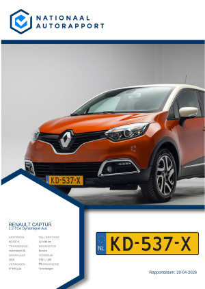 Afbeelding van het Nationaal Autorapport