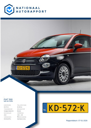 Afbeelding van het Nationaal Autorapport