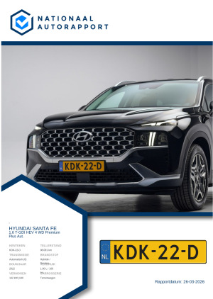 Afbeelding van het Nationaal Autorapport