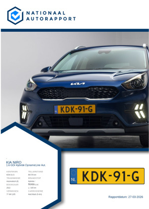 Afbeelding van het Nationaal Autorapport