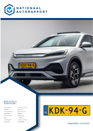 Afbeelding van het Nationaal Autorapport