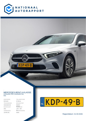 Afbeelding van het Nationaal Autorapport