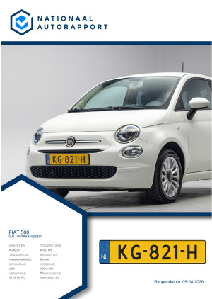 Afbeelding van het Nationaal Autorapport