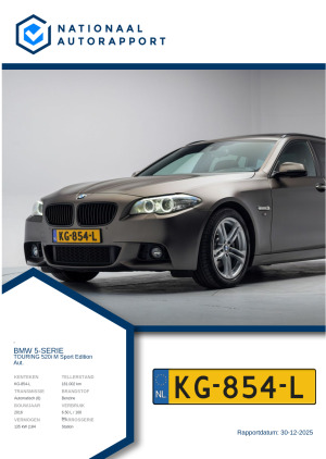 Afbeelding van het Nationaal Autorapport