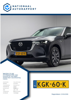 Afbeelding van het Nationaal Autorapport