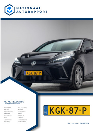 Afbeelding van het Nationaal Autorapport