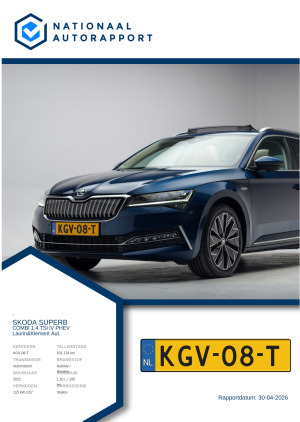 Afbeelding van het Nationaal Autorapport