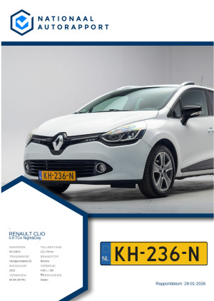 Afbeelding van het Nationaal Autorapport