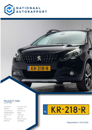 Afbeelding van het Nationaal Autorapport