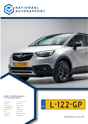 Afbeelding van het Nationaal Autorapport