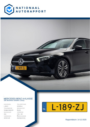 Afbeelding van het Nationaal Autorapport