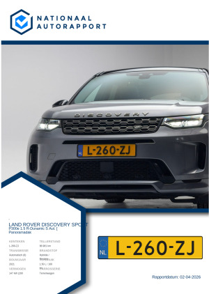 Afbeelding van het Nationaal Autorapport