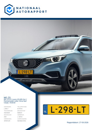 Afbeelding van het Nationaal Autorapport