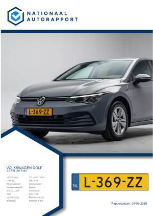 Afbeelding van het Nationaal Autorapport