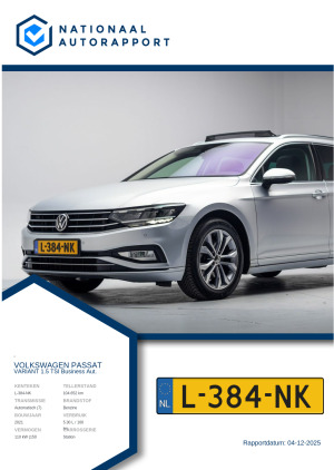 Afbeelding van het Nationaal Autorapport