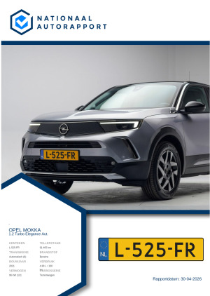 Afbeelding van het Nationaal Autorapport