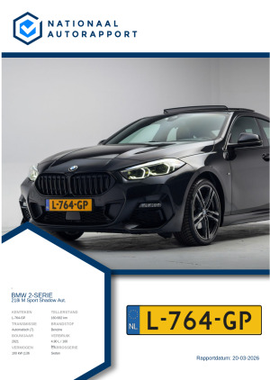 Afbeelding van het Nationaal Autorapport