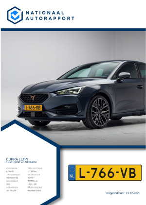 Afbeelding van het Nationaal Autorapport