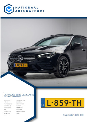 Afbeelding van het Nationaal Autorapport