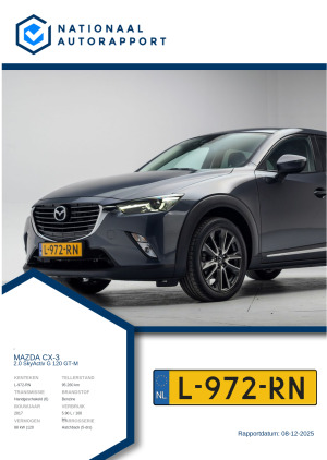 Afbeelding van het Nationaal Autorapport