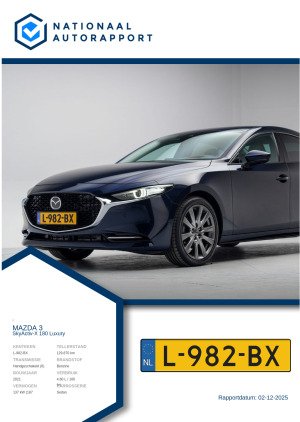 Afbeelding van het Nationaal Autorapport