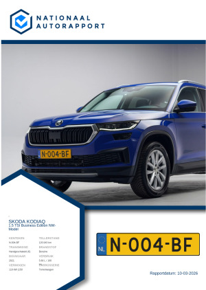 Afbeelding van het Nationaal Autorapport