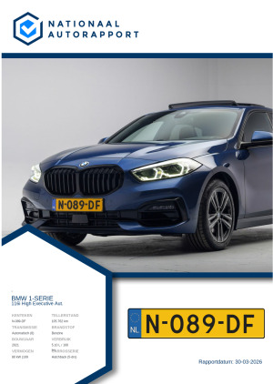 Afbeelding van het Nationaal Autorapport