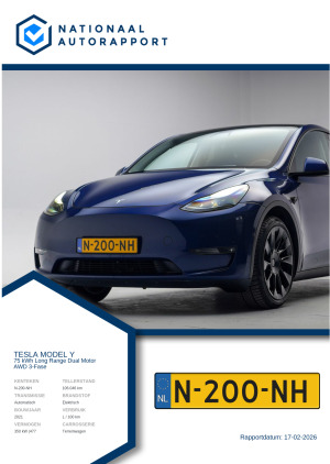 Afbeelding van het Nationaal Autorapport