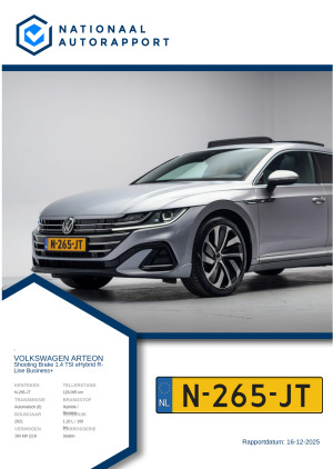 Afbeelding van het Nationaal Autorapport